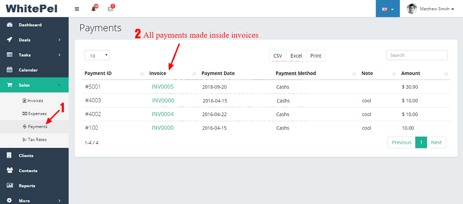 payments