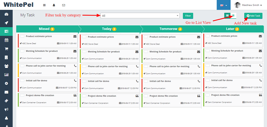 tasks